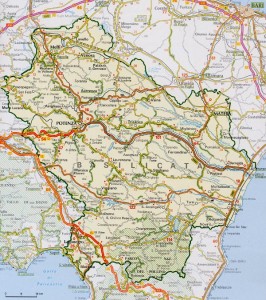 Basilicata map